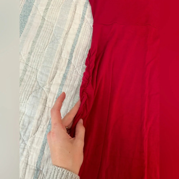 maternity dress red Size M - Picture 3 of 11